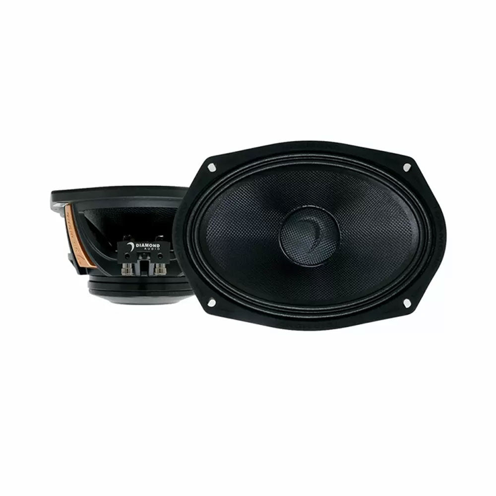 Refurbished Diamond Audio MS69NEO 6x9 Coaxial Speakers - 1400W Peak (700W RMS) MS Neo Series Midrange Car Audio - Perfect for Car Stereo Upgrades & High-Performance Sound Systems