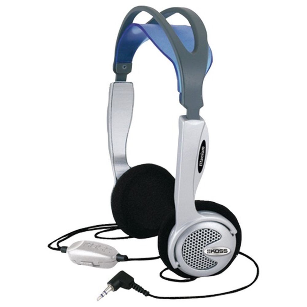 Koss 179186 KTXPro1 Adjustable Headband Ear Pad Headphones with Volume Control - Perfect for Office, Gaming & Music Listening