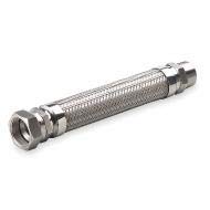 Flexible Stainless Steel Metal Hose - 36 Inch Length, 1/4 Inch Diameter - Corrosion Resistant for Plumbing, Gas Lines & Industrial Use