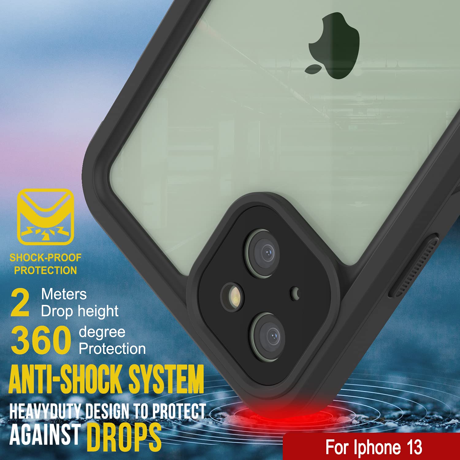 Punkcase Waterproof Shockproof Case for iPhone 13 (6.1
