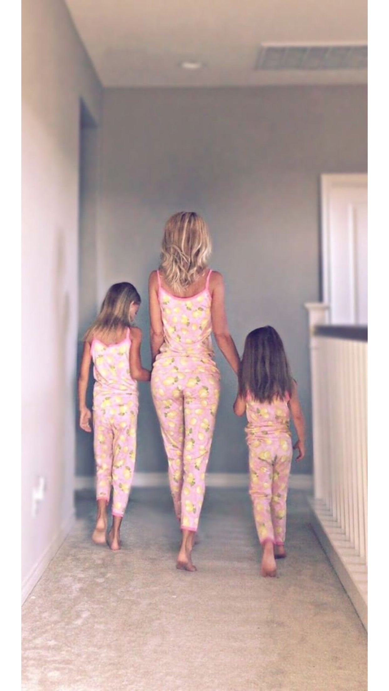 Women's Lemon Print Camisole & Cropped Legging Set - Summer Workout Outfit for Yoga, Gym & Casual Wear