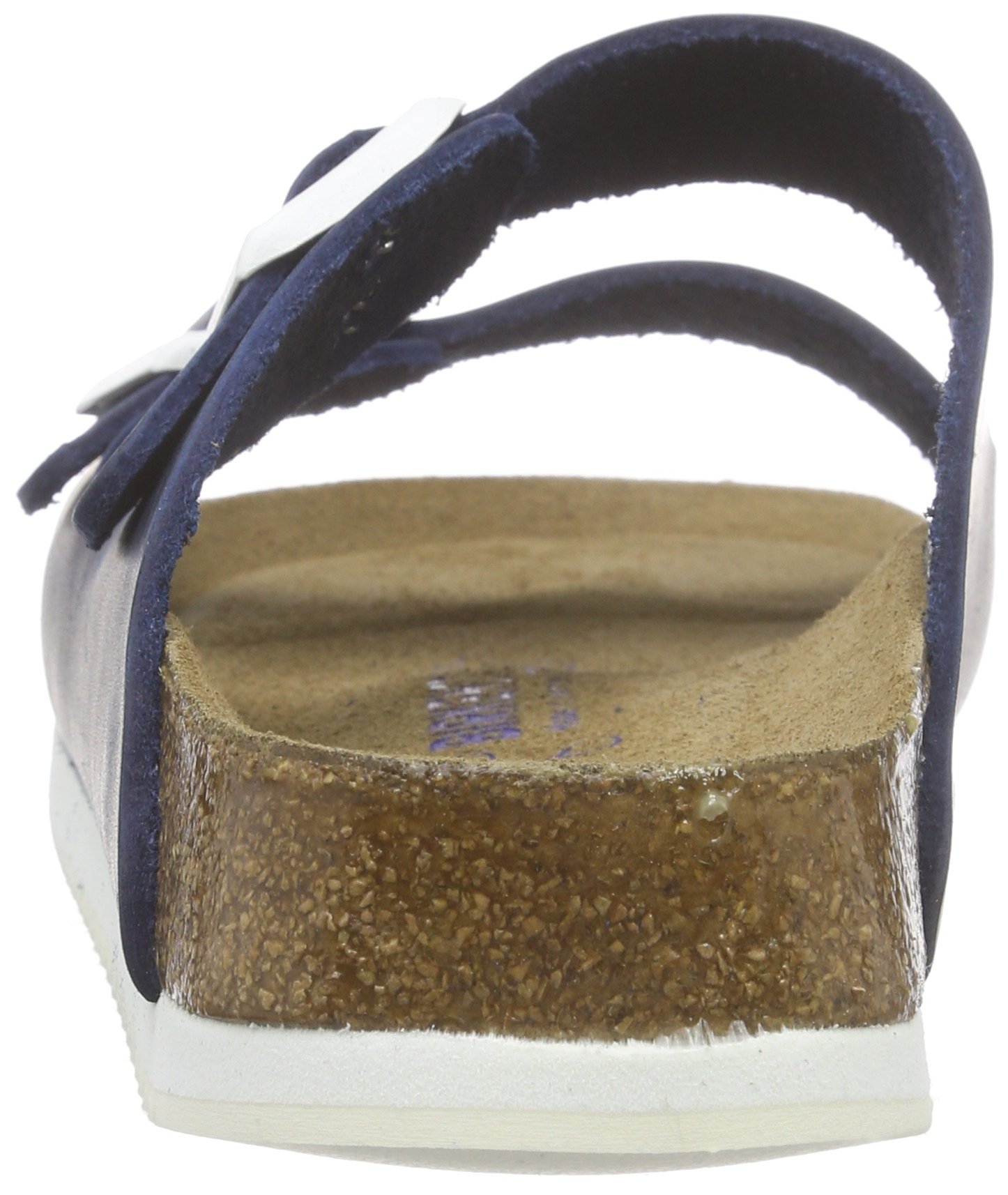 Birkenstock Arizona Leather Sandals for Men & Women | Blue | Size 42 EU | Comfortable & Durable Footwear for Walking, Travel & Casual Wear