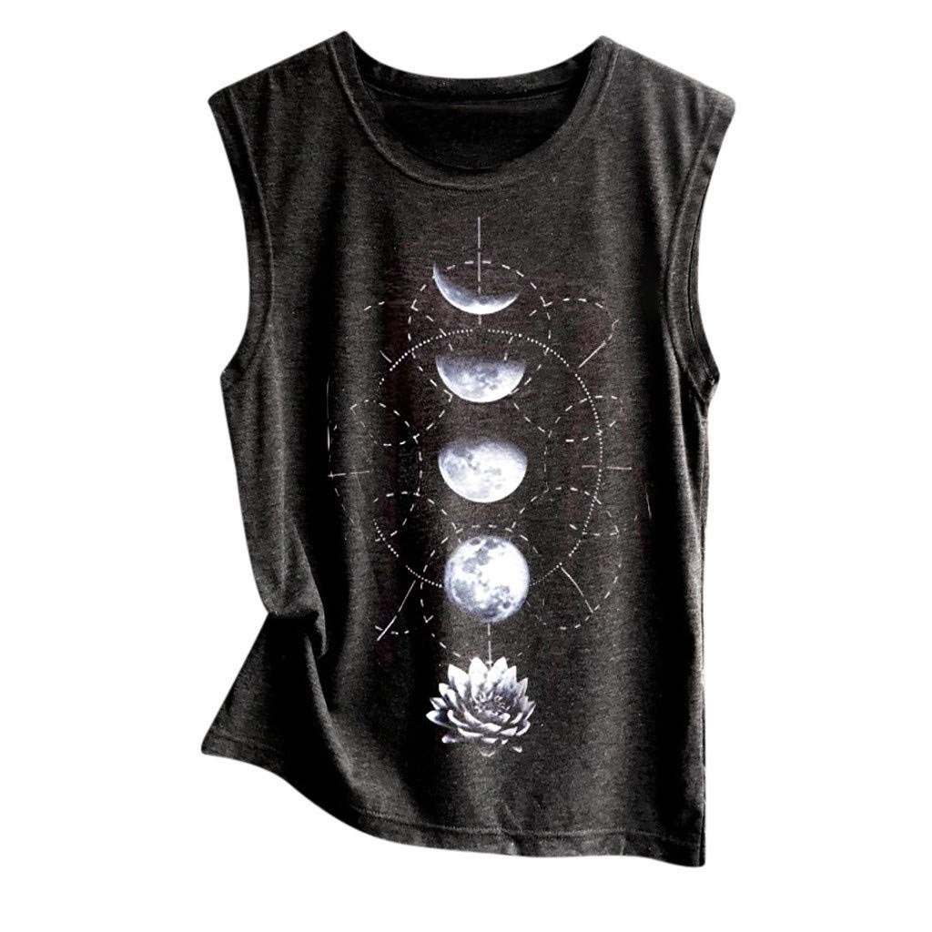 Women's Fashion Crop Top Blouse - Printed Sleeveless Camis Casual Vest & Solid Tee Tank Tops for Summer Outfits, Beachwear & Street Style