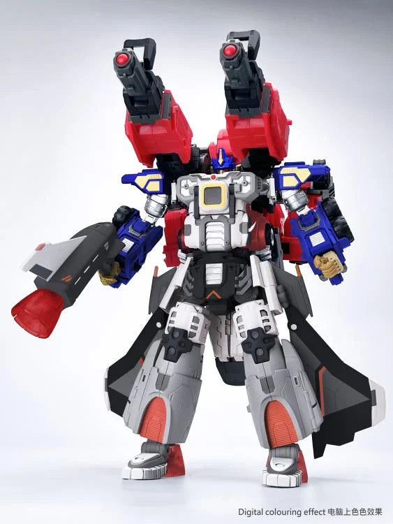 Fans Hobby Master Builder MB-22 Sky Flame Transformers Action Figure - Collectible Robot Toy for Display & Play - Perfect for Gifts, Collections & Battle Scenes