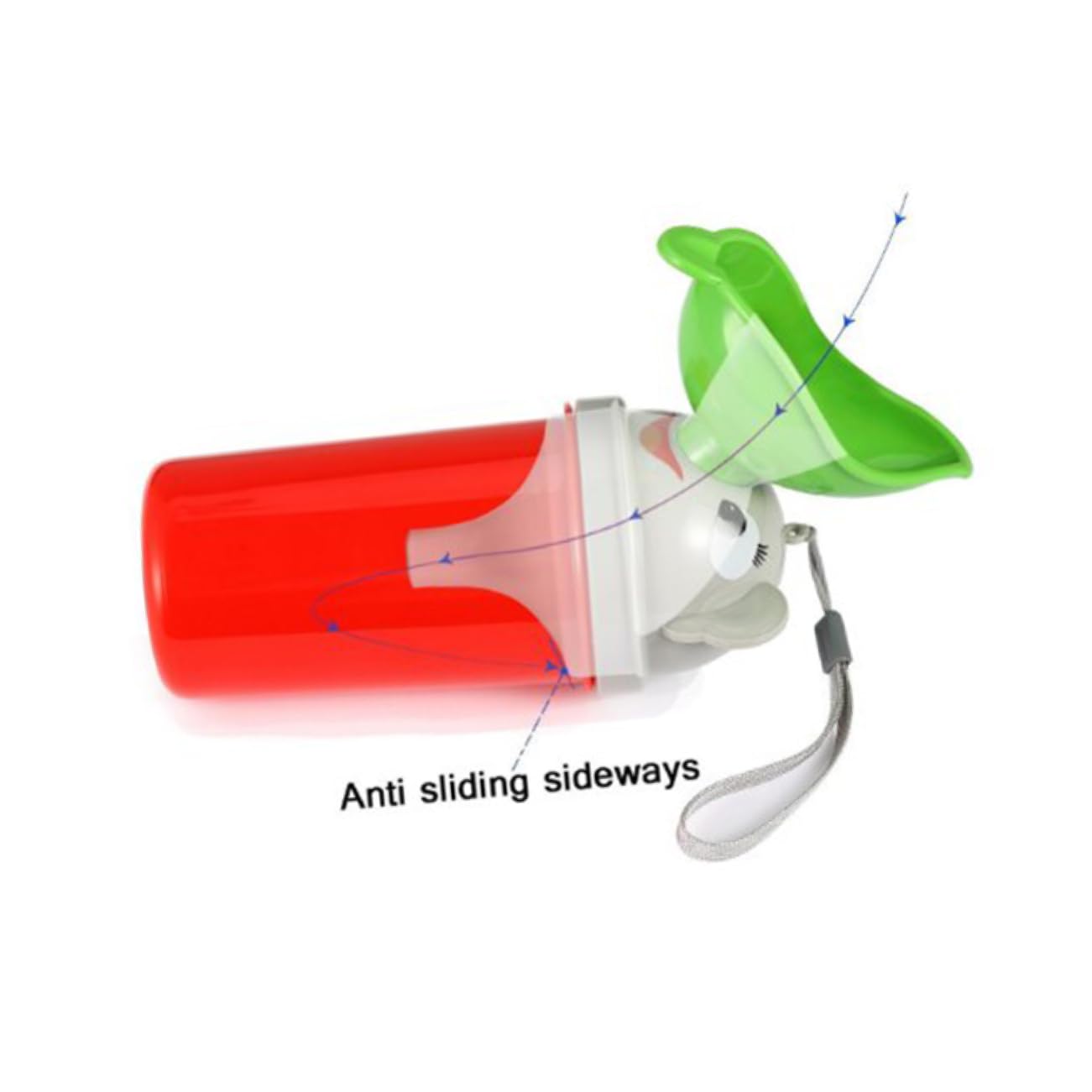 3-Pack Portable Female Urinal for Travel & Emergency - Compact Pee Cup for Women, Red - Ideal for Camping, Road Trips & Outdoor Adventures