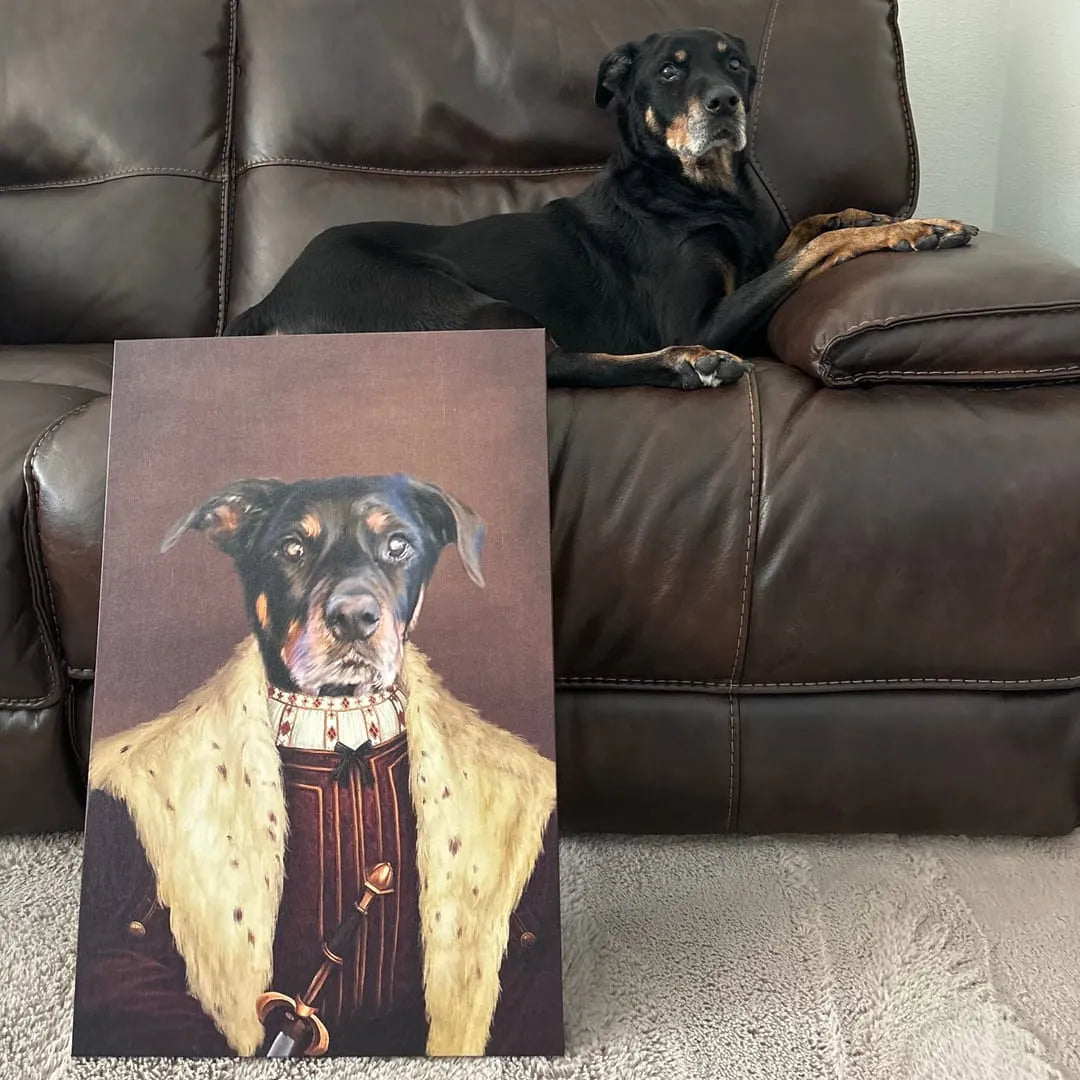 Custom Pet Canvas Portrait - Personalized Hand-Painted Pet Art for Dogs & Cats - Perfect for Home Decor, Gifts & Memorials