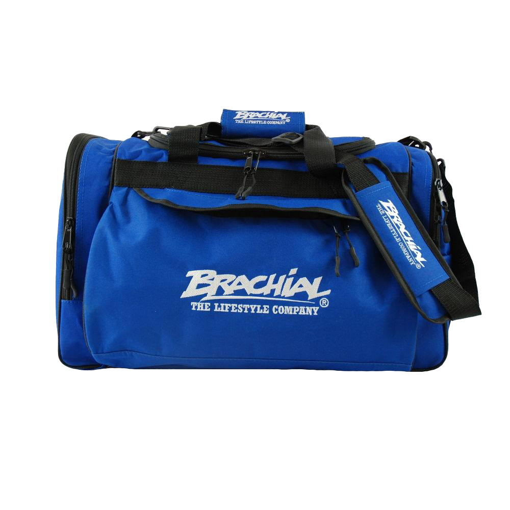 Brachial Heavy-Duty Sports Bag - Large Durable Gym Bag for Men & Women, Waterproof Blue Athletic Duffel - Perfect for Workout, Travel & Outdoor Activities