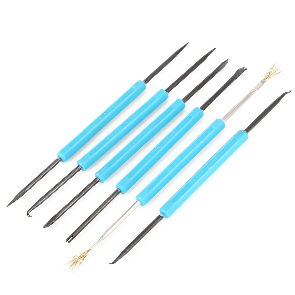 6Pcs Soldering Pick Set - Precision Soldering Aid Tools for Electronics Repair, Circuit Board & Component Maintenance | Ideal for DIY Projects, Phone Repairs & PCB Work