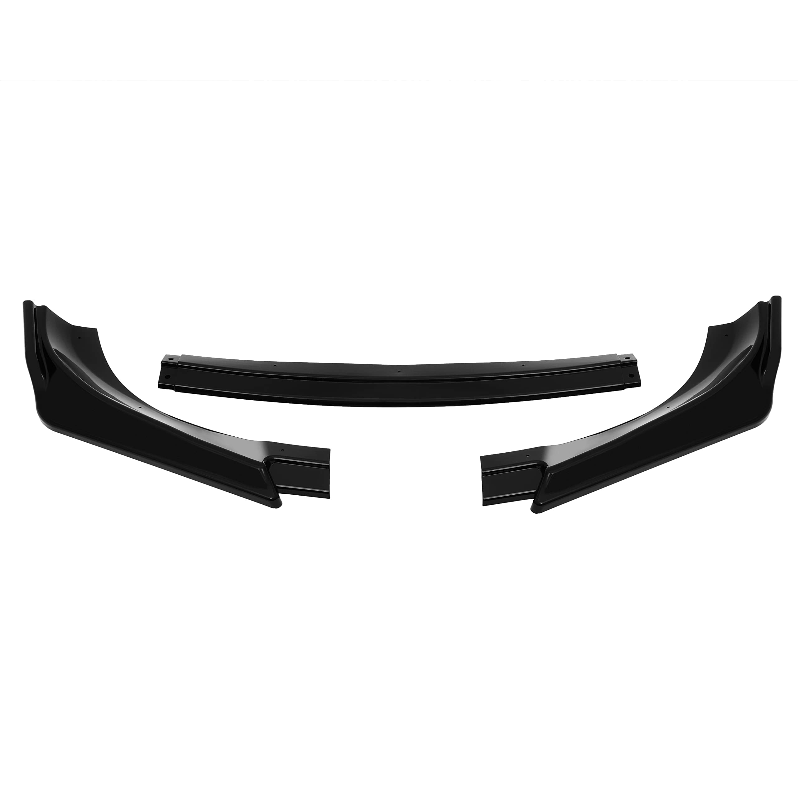 **2013-2016 Hyundai Genesis Coupe Front Bumper Lip - PU Glossy Black Chin Splitter Spoiler & Air Dam - Enhances Aerodynamics & Style for Street Racing & Car Shows**