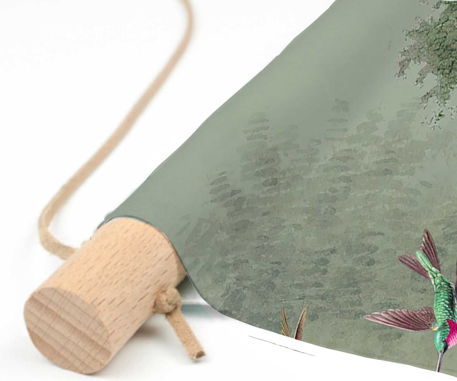 Scenic Landscape Green Textile Poster - Perfect for Home Decor, Office Wall Art & Living Room Aesthetic