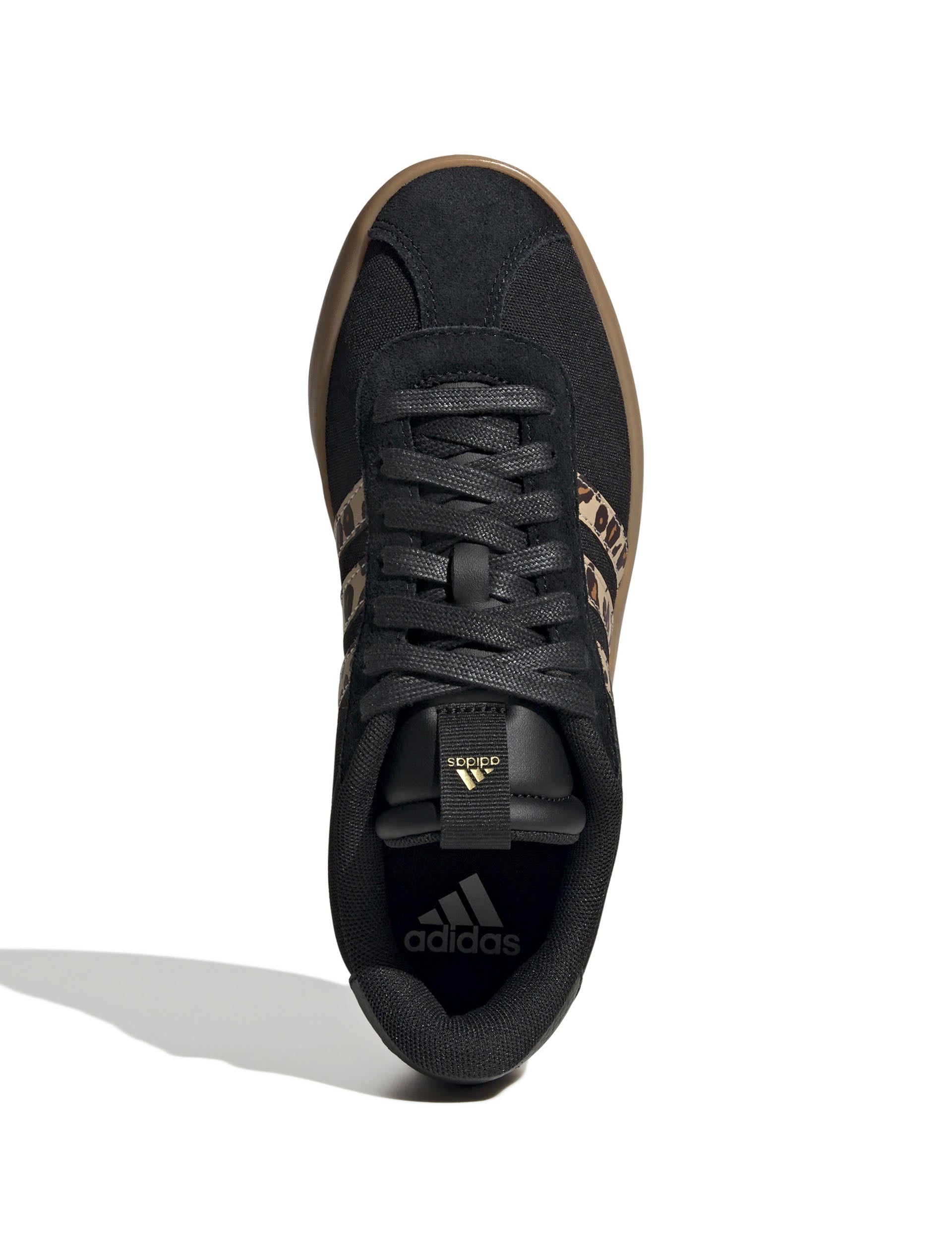 VL Court 3.0 Sneakers for Women & Men - Core Black/Shadow Brown/Matte Gold - Lightweight Comfortable Tennis Shoes for Running, Gym Workouts & Casual Wear