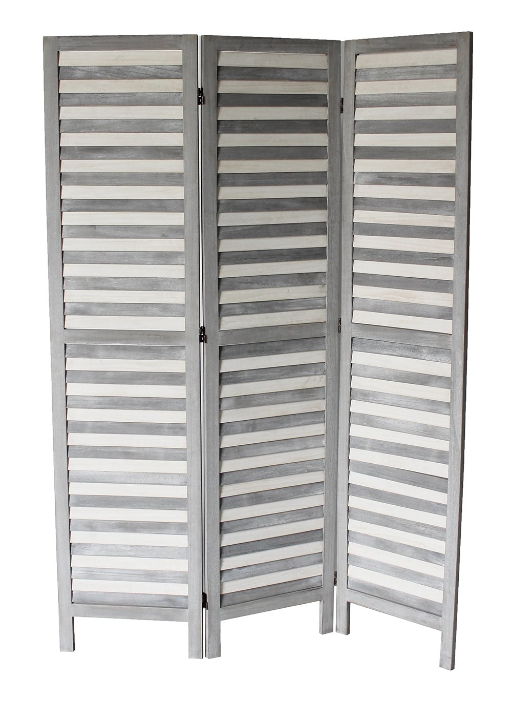 Max Standard 3-Panel Room Divider - Gray Privacy Screen for Home & Office - Perfect for Room Separation, Space Division and Decoration