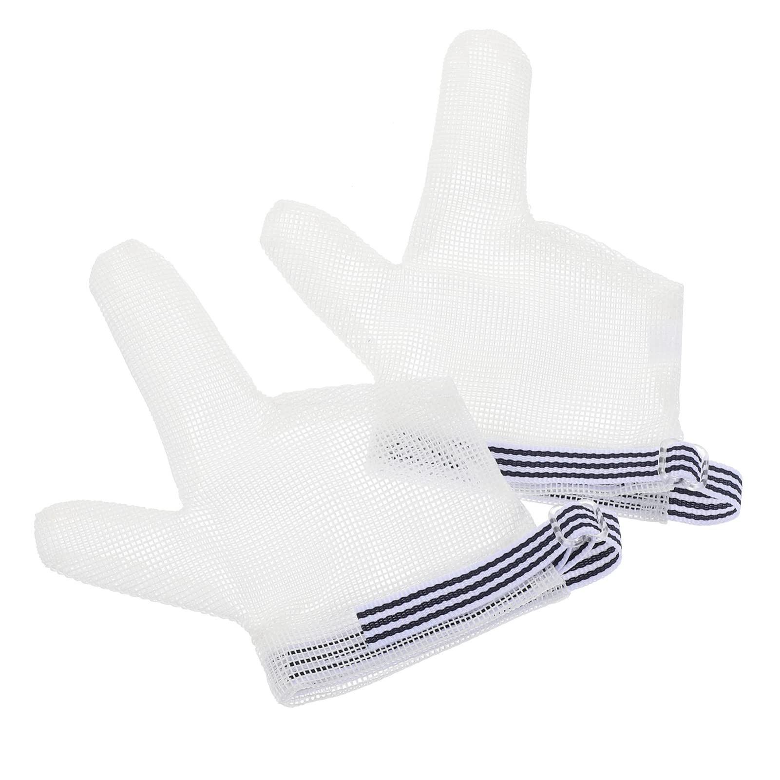 Ciieeo Anti Thumb Sucking Mittens for Babies & Kids - Soft Cotton Finger Protection Gloves to Stop Thumb Sucking & Nail Biting - Breathable White Mittens for Infant Hand Care (Perfect for Daytime Play & Nighttime Sleep)