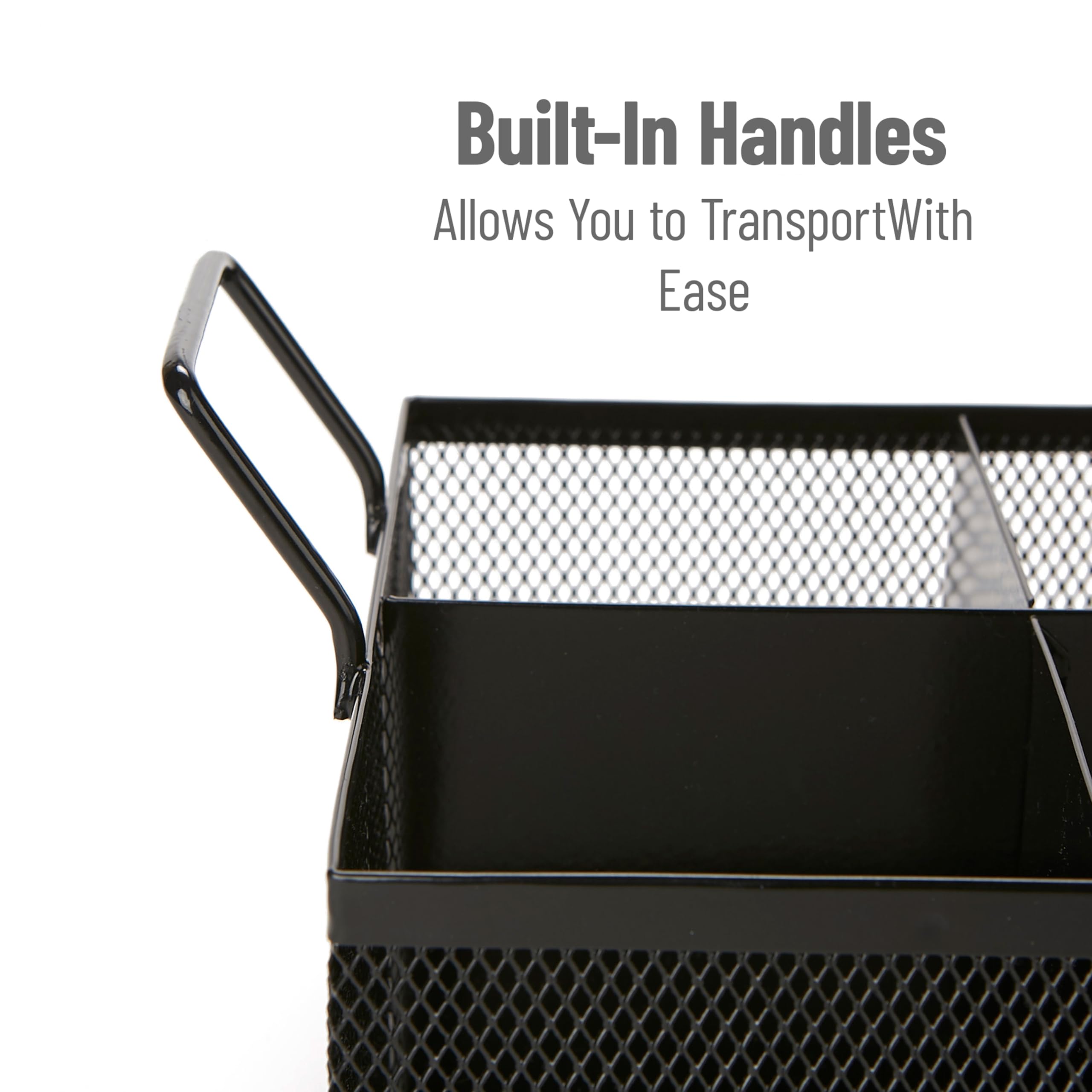 Mind Reader Metal Mesh Utensil Caddy Organizer - 8.5