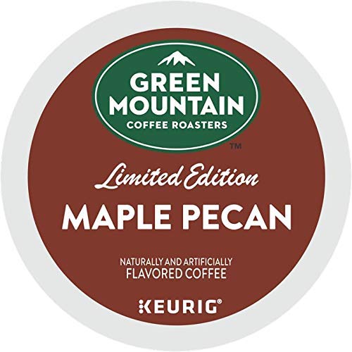 Green Mountain Coffee Roasters Maple Pecan K-Cup Pods - 24 Count (Pack of 1) | 100% Arabica Flavored Coffee | Perfect for Keurig Brewers | Morning Boost & Office Break Refreshment