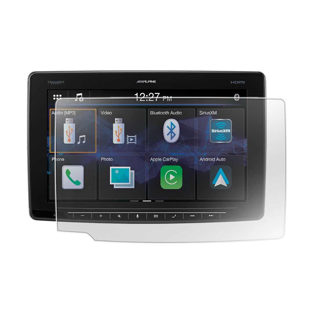 Alpine KAE HF9DA Anti-Glare Screen Protector for Alpine iLX-F509 Car Stereo - HD Clear, Scratch-Resistant, Easy Installation for Driving Safety & Visibility