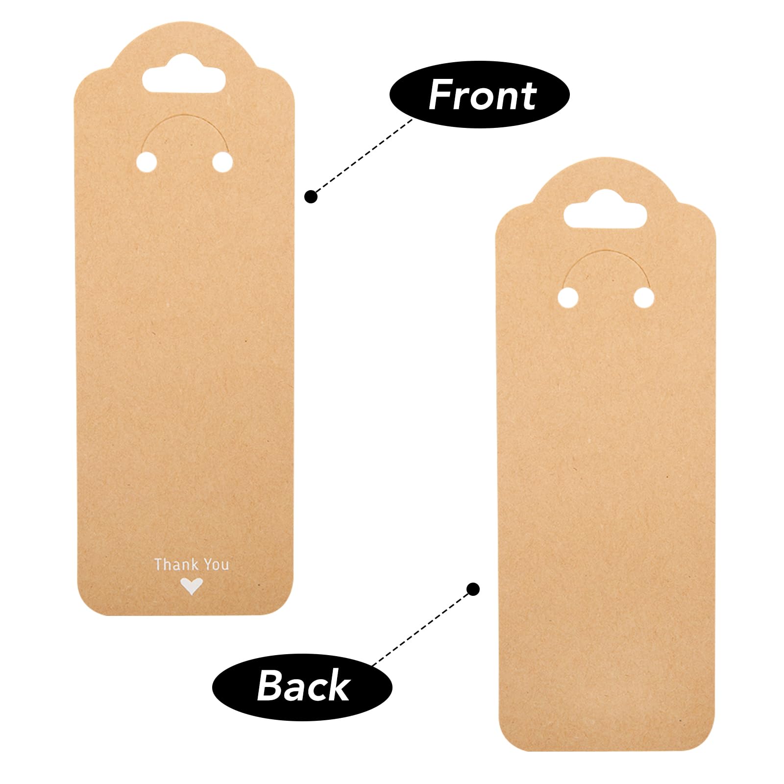 G2PLUS 100PCS Keychain Display Cards - 2.16