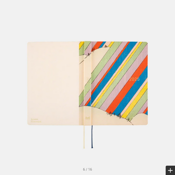Hobonichi Techo 2025 Planner - A5 Size Daily Journal with Rainbow Art Cover, English Edition | January Start, Monday Week Format | Perfect for Bullet Journaling, Creative Writing & Productivity Tracking