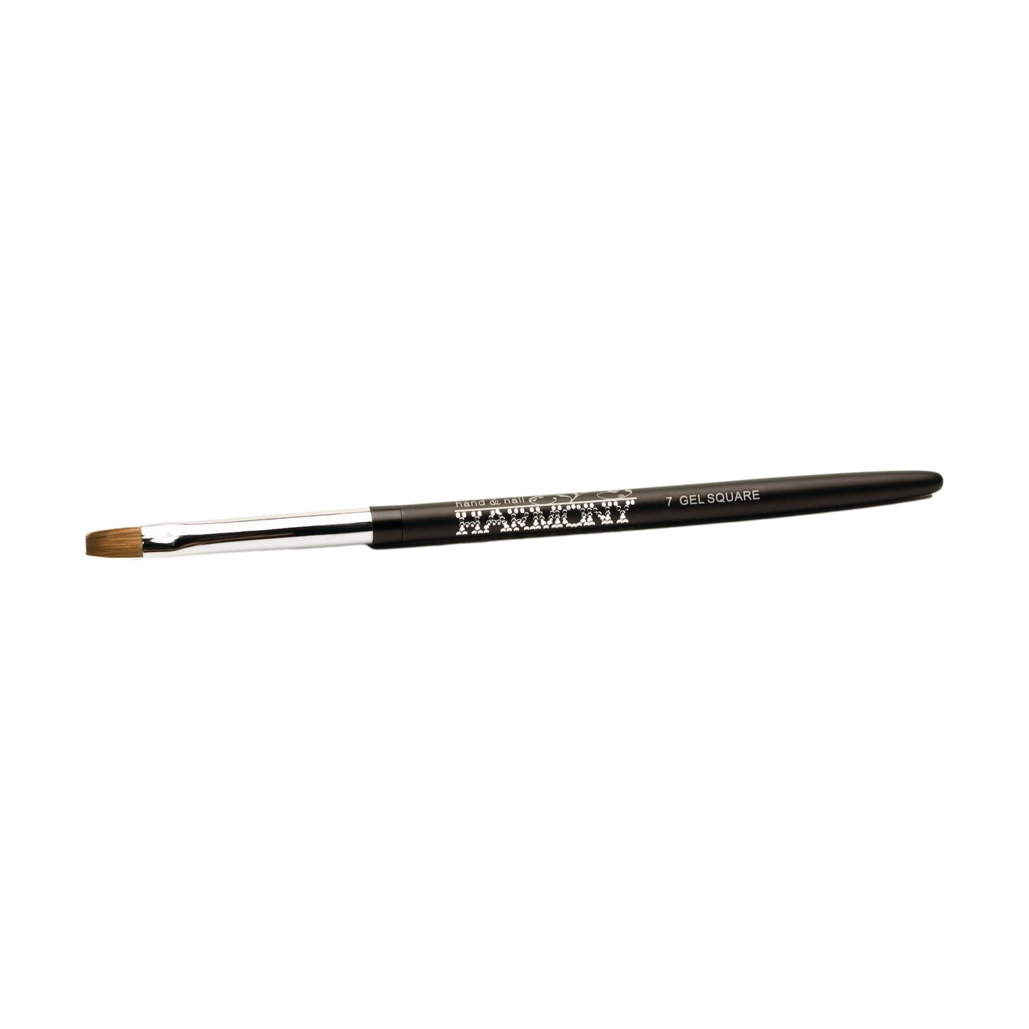 Gelish #7 Professional Gel Nail Polish Square Brush - Perfect for DIY Nail Art & Salon Manicures