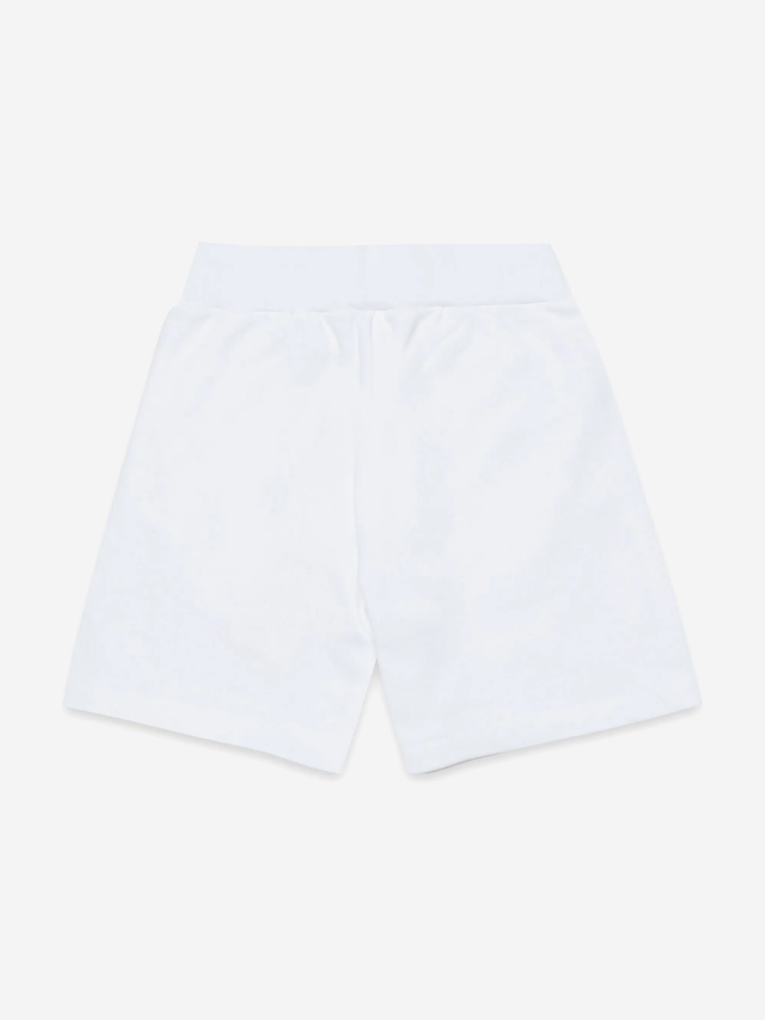 Baby Logo Shorts in White - Soft Cotton Comfort for Boys & Girls | Perfect for Playtime, Daycare & Summer Outfits