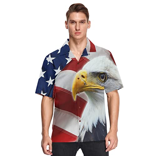 Multi-american Flag Eagle