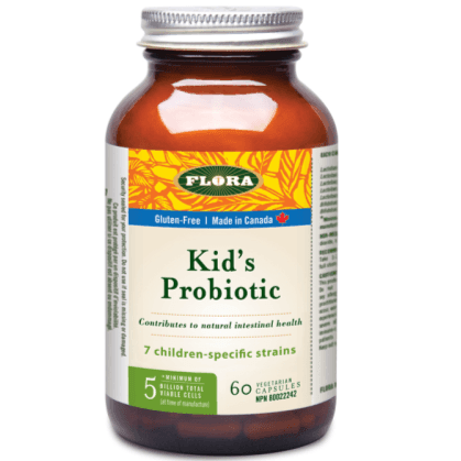 Flora Udo's Choice Kids Probiotic 60 Veggie Caps - Supports Digestive Health & Immune System for Children - Perfect for Daily Wellness & Travel