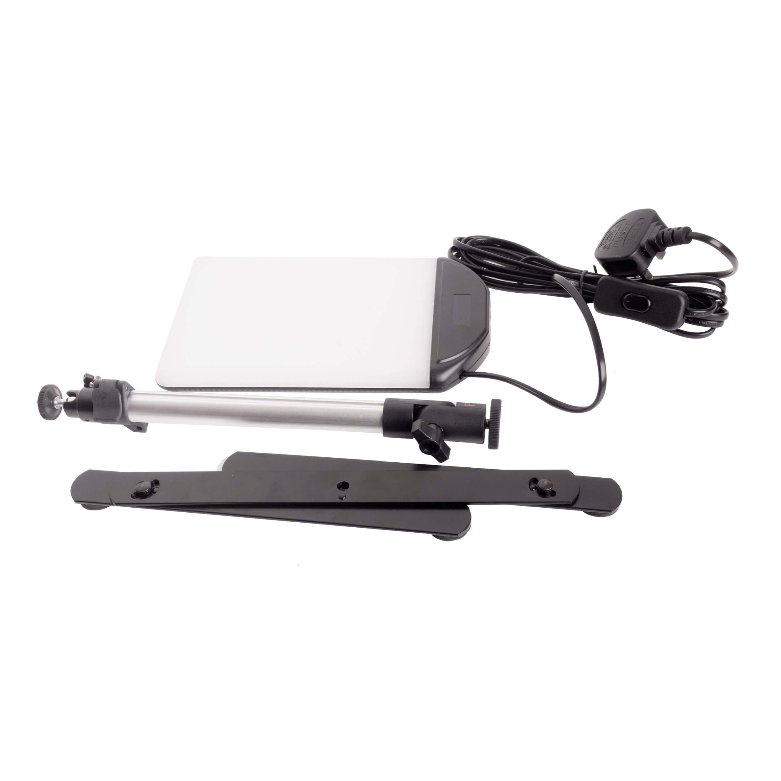 22W Daylight LED Table Top Panel with Stand - Adjustable Brightness for Office, Studio, and Home Workspace Lighting