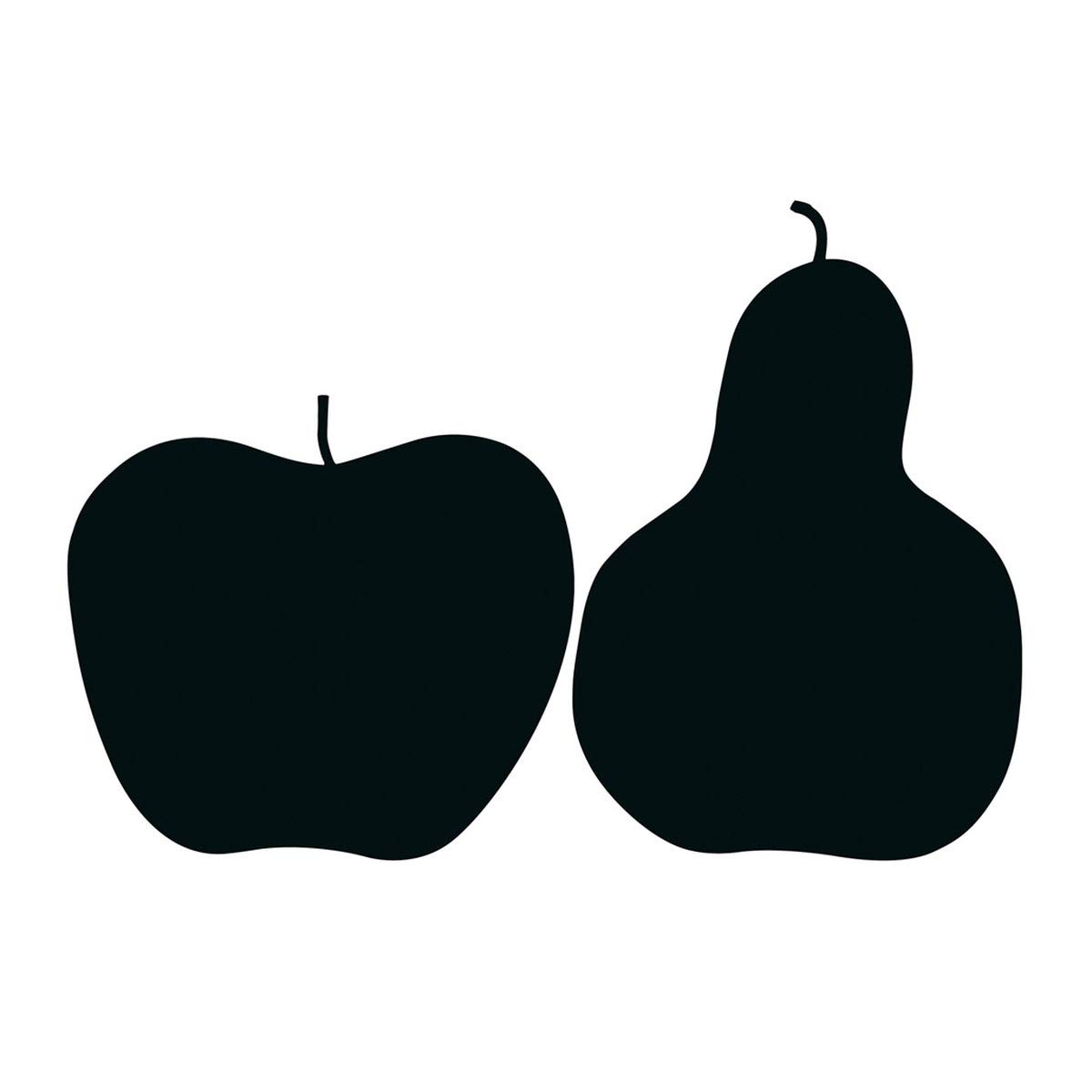 Enzo Mari: The Apple and The Pear Poster - Vintage Italian Art Print for Home Decor, Office & Nursery Wall Art