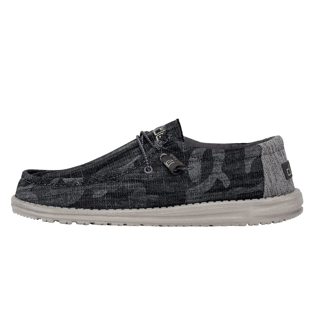 Hey Dude Men's Wally Loafer - Comfortable Slip-On Shoes for Men in Multiple Colors | Casual & Dress Loafers for Work, Travel & Everyday Wear