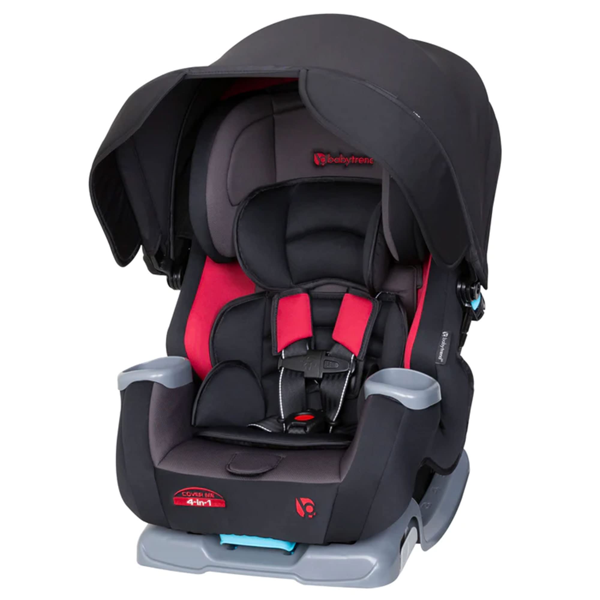 Baby Trend Cover Me™ 4-in-1 Convertible Car Seat - Infant to Toddler Car Seat with 5-Point Harness, Side Impact Protection | Perfect for Travel, School Drop-offs & Family Road Trips