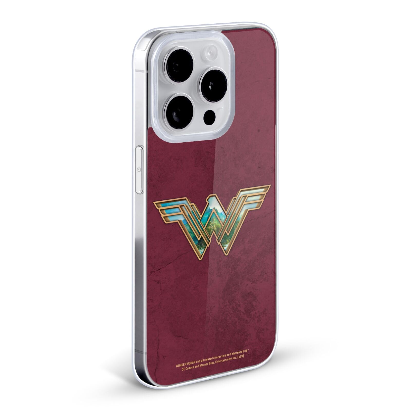 Head Case Designs Wonder Woman Movie Themiscyra Soft Gel Case for iPhone 7 Plus/8 Plus - Durable Protection & Stylish Superhero Design for Everyday Use