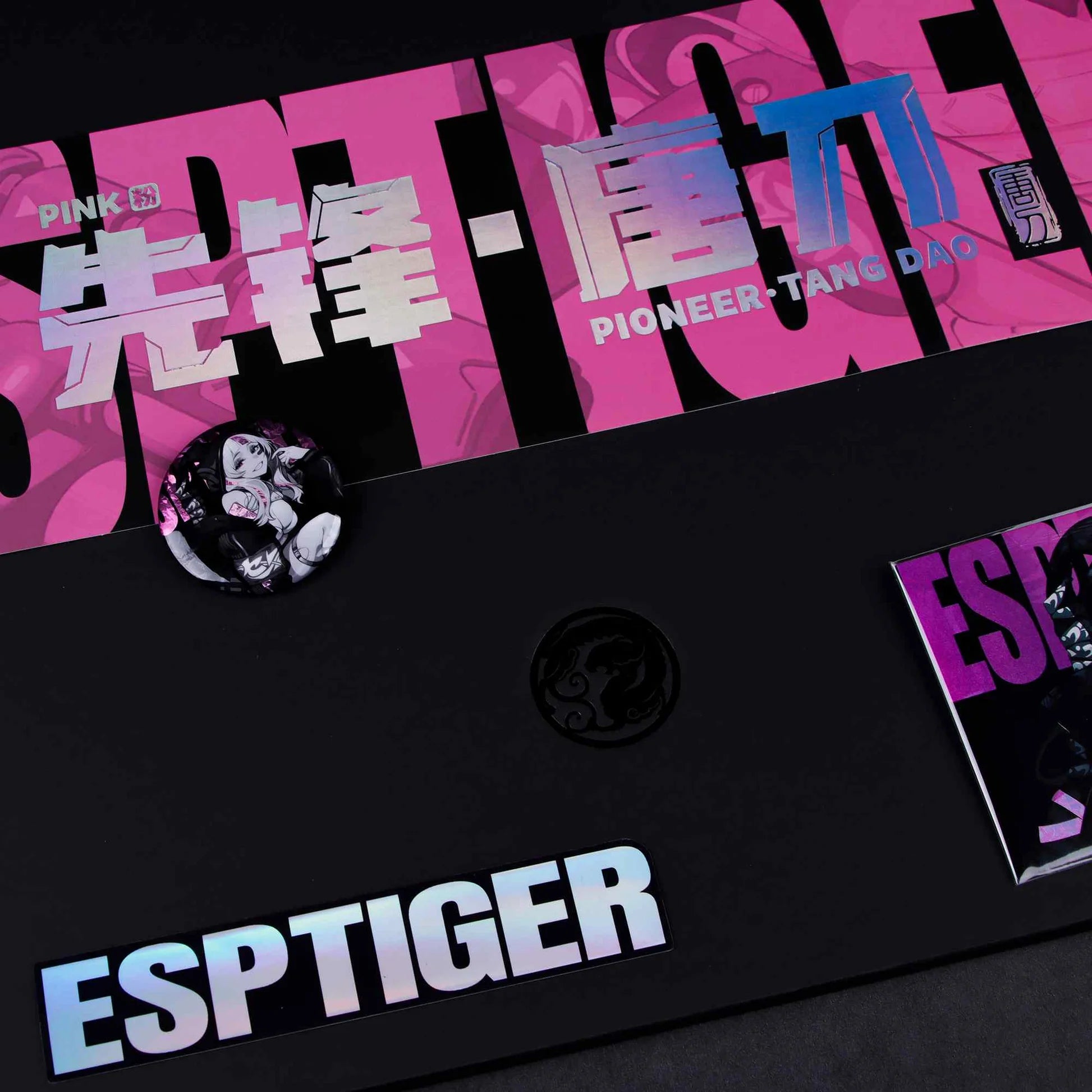 Esports Tiger Pioneer Tang Dao Gaming Mouse Pad - Large Non-Slip Surface for PC, Laptop & Competitive Gaming - Perfect for FPS, MOBA & eSports Tournaments