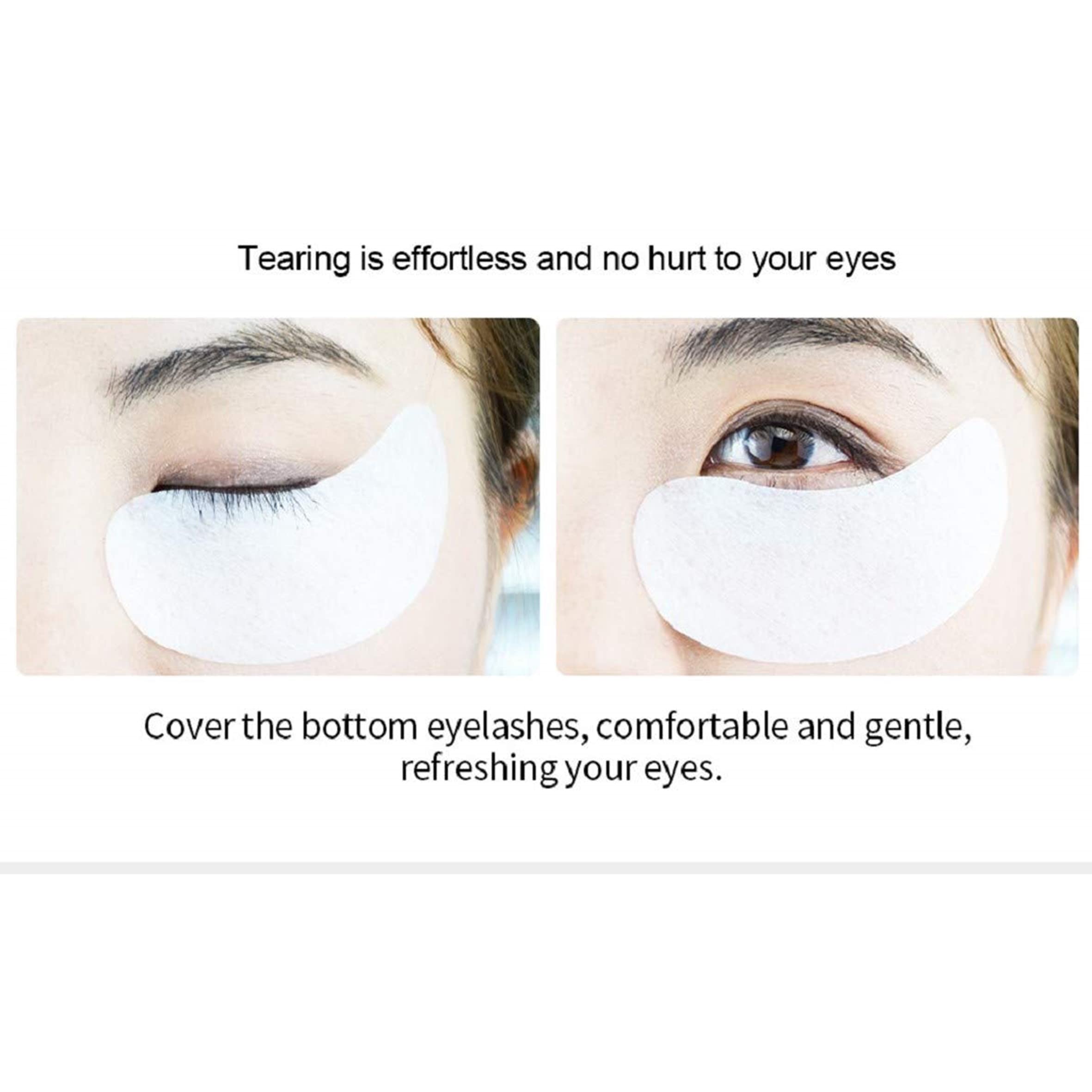 Trendy False Eyelash Extension Lint-Free Eye Gel Patches for Makeup & Under Eye Care - Pack of 5 | Perfect for Eyelash Extensions, Dark Circle Treatment & Spa Days