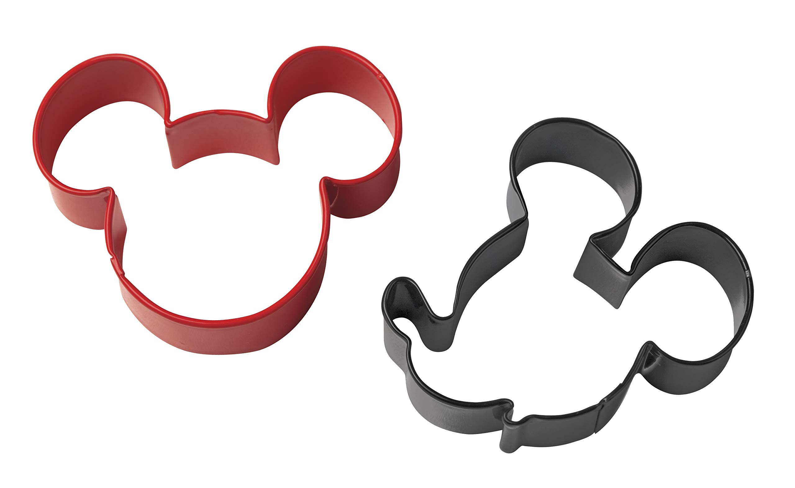 Wilton Mickey Mouse Cookie Cutter Set - 3-Piece Stainless Steel Disney Baking Tools for Kids & Adults - Perfect for Birthday Parties, Christmas Cookies & Holiday Baking