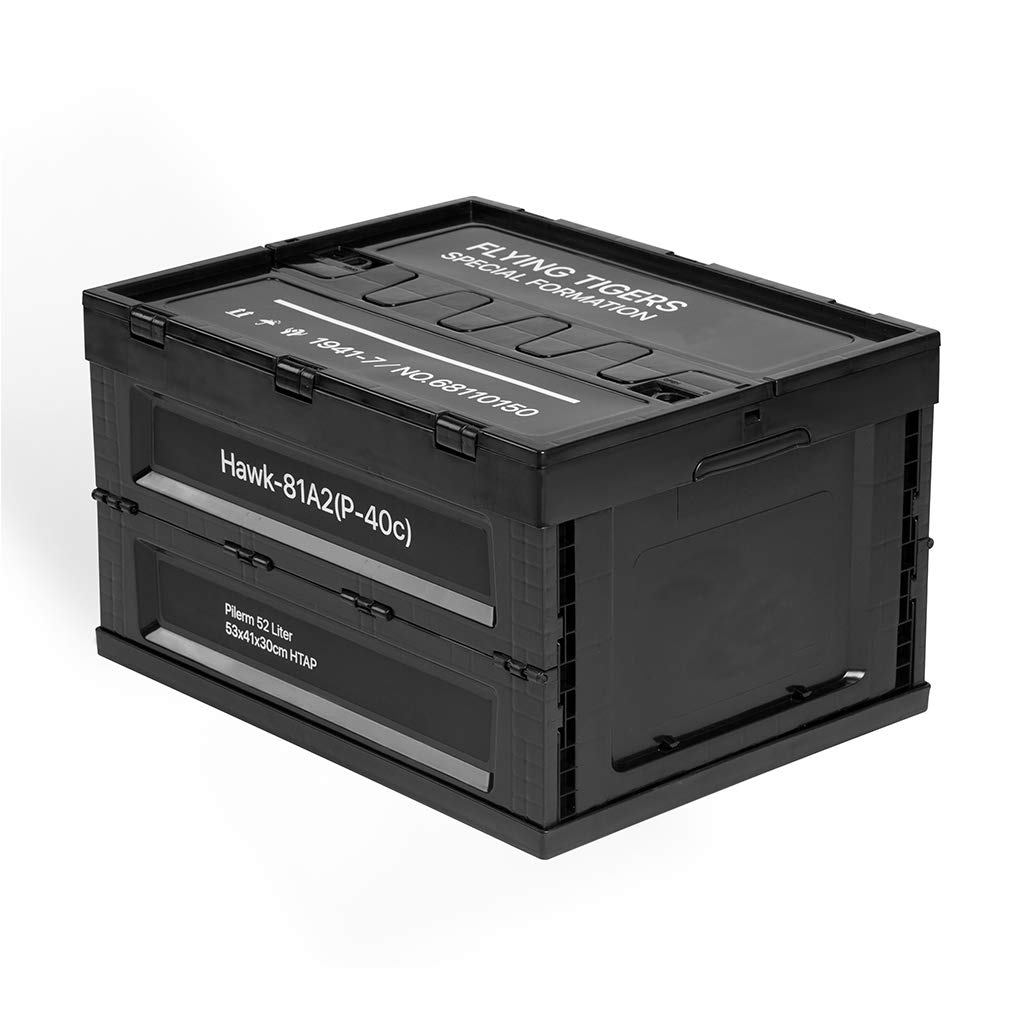 LIQIANG Collapsible Storage Bins - Stackable Plastic Crates for Home & Laundry Organization