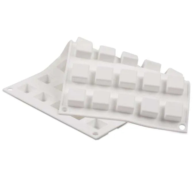 Micro Flex Square 5 Silicone Mold - 35 Different Shapes for Baking, Candy Making & DIY Crafts - Perfect for Cupcakes, Chocolates, Soaps & Resin Art Projects