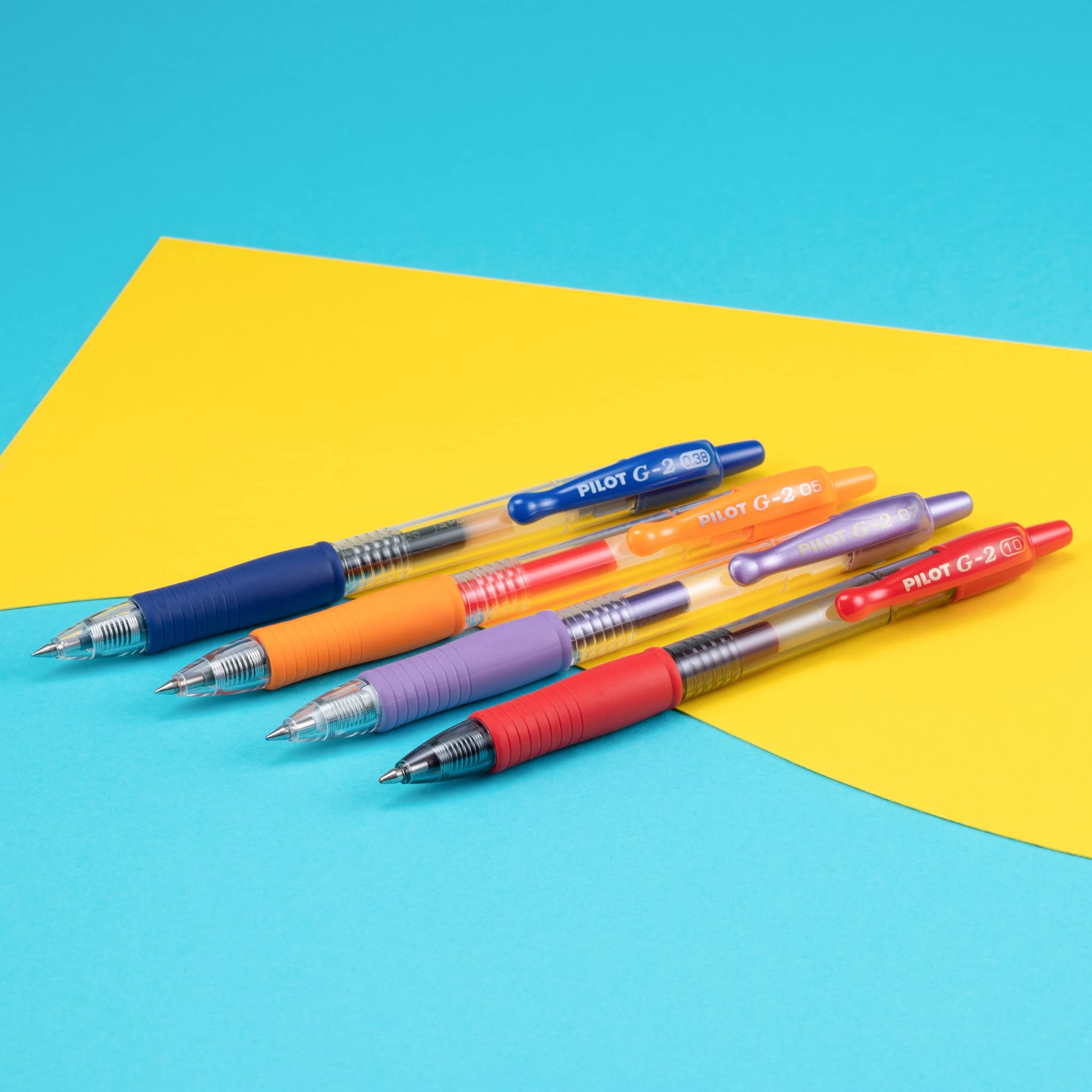 Pilot G2 Premium Gel Roller Pens - 0.5mm Extra Fine Point (14-Pack, Blue) - Smooth Writing for Office, School & Note Taking