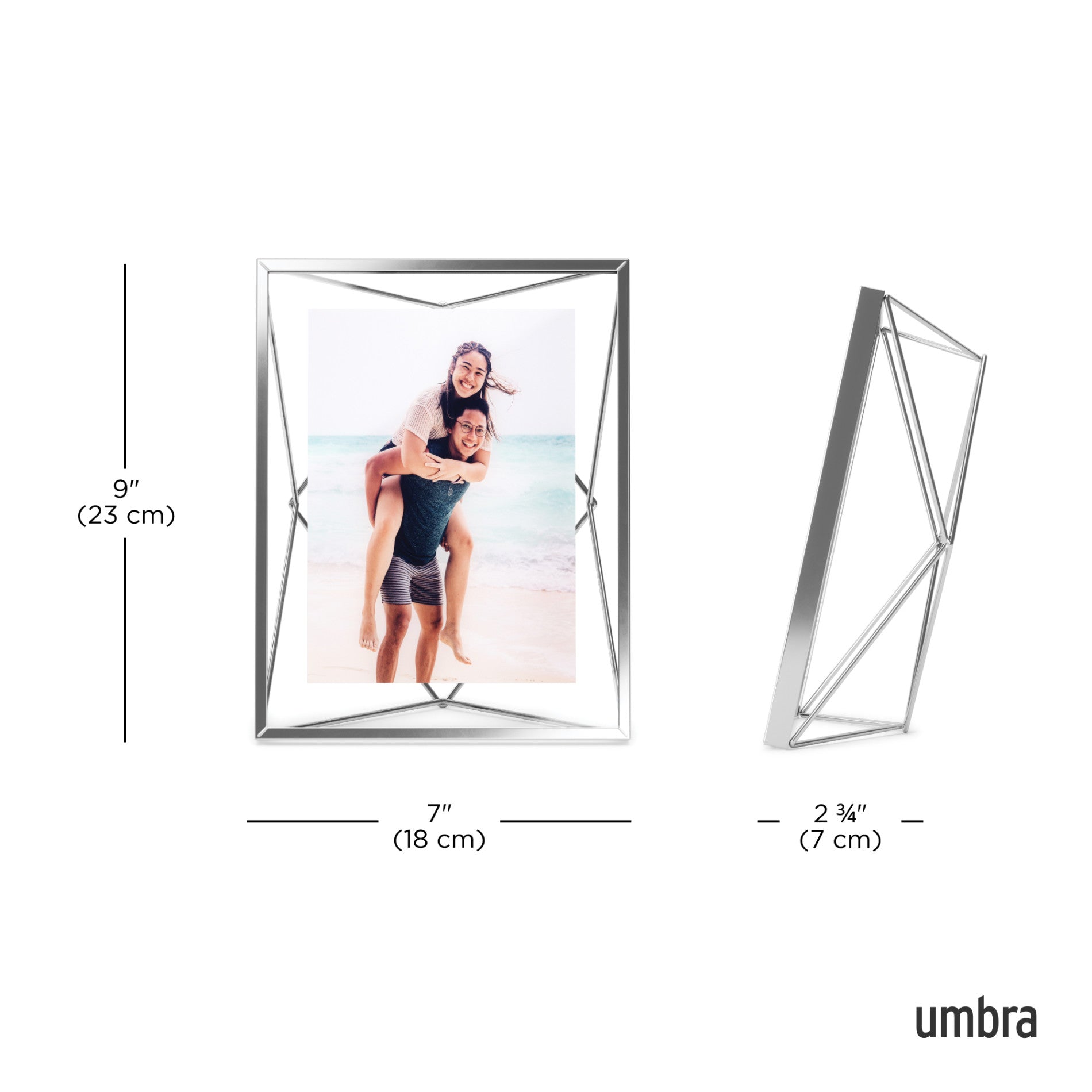 Prisma Picture Frame - Elegant Modern Photo Display for Wall & Tabletop - Perfect for Home Decor, Office, and Gift Giving