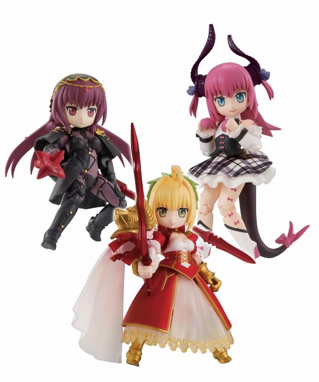 Desktop Army Fate/Grand Order No.2 Nero & Elizabeth Bathory Trading Figure Set (3-Piece Box) | Anime Collectibles for Display & Gaming Scenes