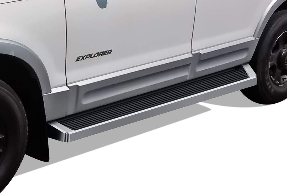 APS Running Boards & Nerf Bars for 2002-2005 Ford Explorer & Mercury Mountaineer 4-Door (Excludes Sport Model) - Durable Side Steps for Easy Entry/Exit & Off-Road Protection