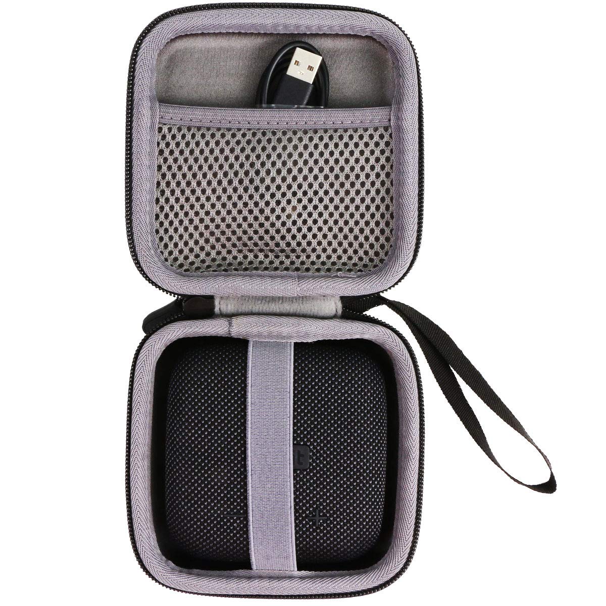 Aenllosi Protective Storage Case for Tribit StormBox Micro 1 & 2 Bluetooth Speakers - Waterproof Travel Pouch (Black) | Perfect for Outdoor Adventures, Beach Trips & Daily Commute