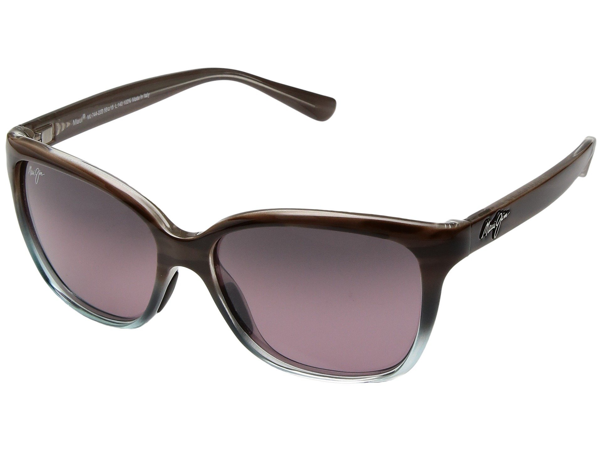 Maui Jim Women's Starfish Cat Eye Sunglasses - Polarized UV Protection Fashion Shades for Beach, Driving & Outdoor Activities