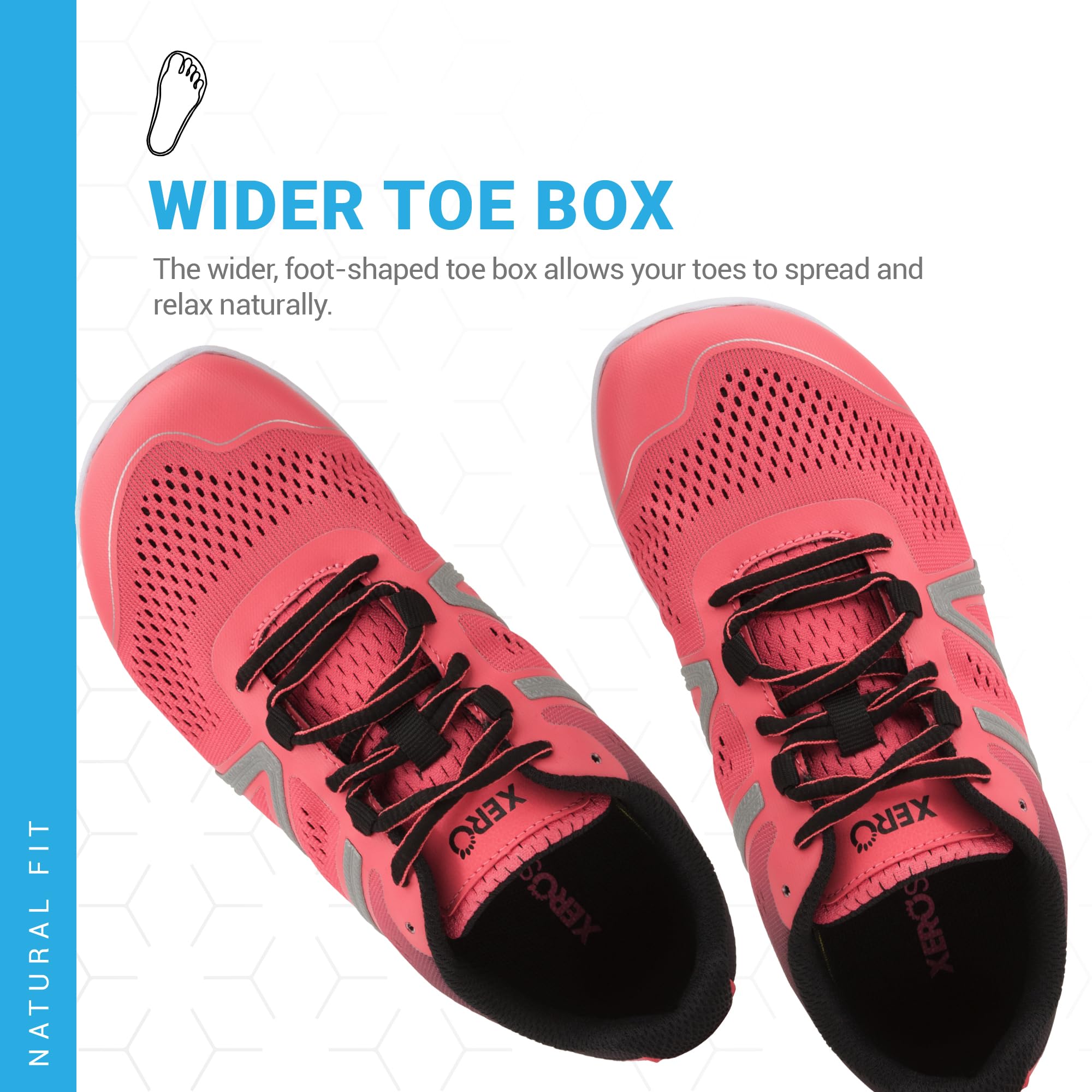 **Xero Shoes Barefoot Running Shoes for Women - Minimalist, Zero Drop, Wide Toe Box | HFS Women's Running Shoes | Lightweight & Flexible for Trail Running, Gym Workouts & Everyday Wear**