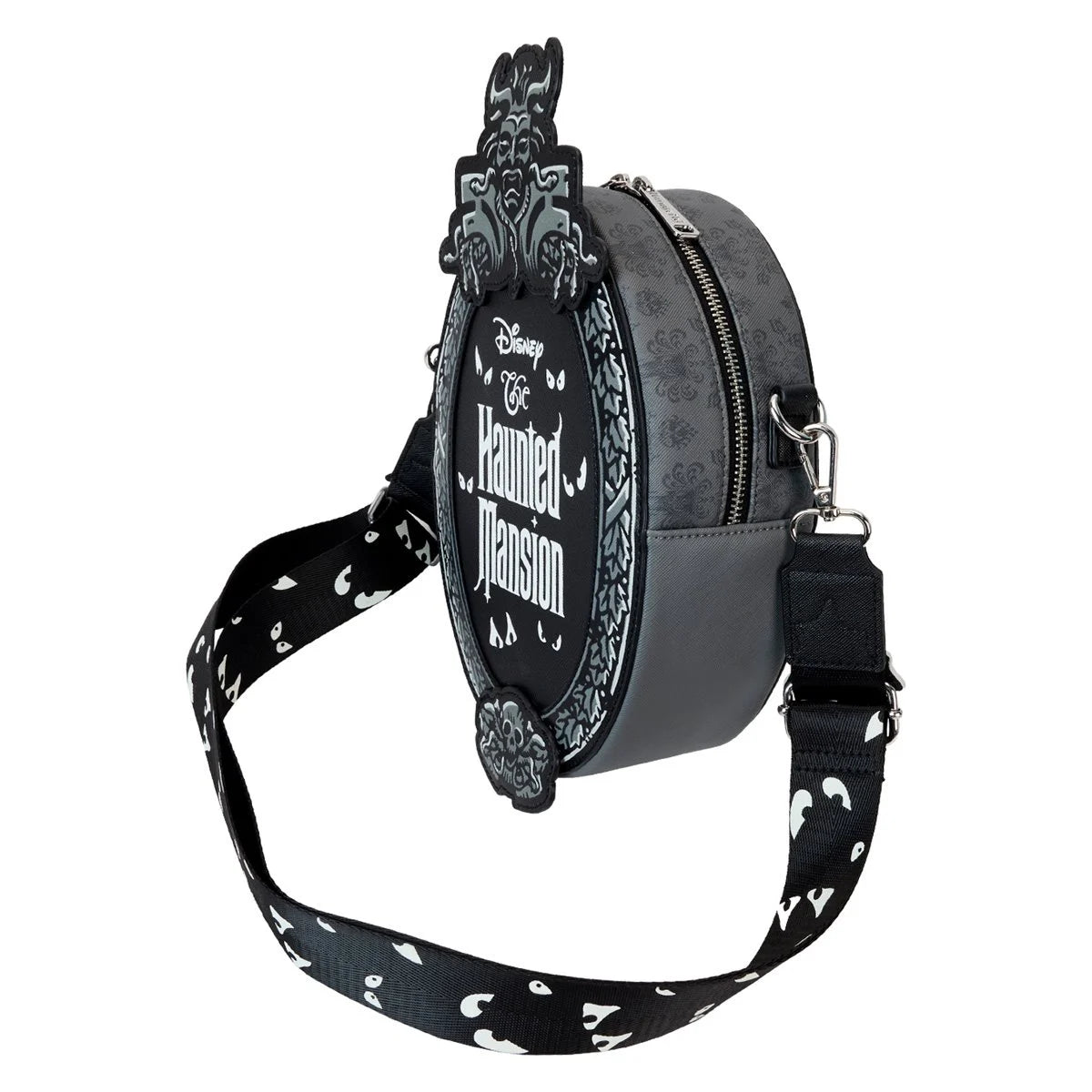 Haunted Mansion Plaque Crossbody Bag for Women | Disney Park Inspired Purse for Halloween, Cosplay & Theme Park Outfits