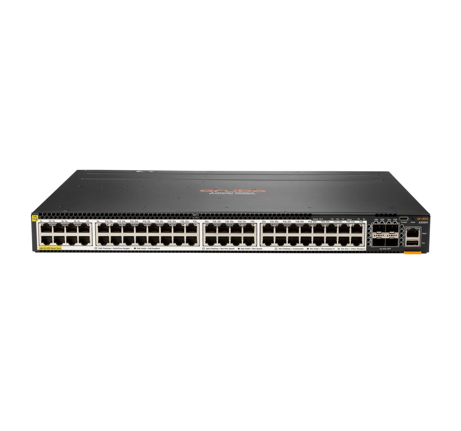 Aruba 6300M JL659A 1U Managed L3 PoE+ Switch | 48-Port Gigabit Ethernet with 740W Power | Ideal for Office Networks, Data Centers & Smart Buildings