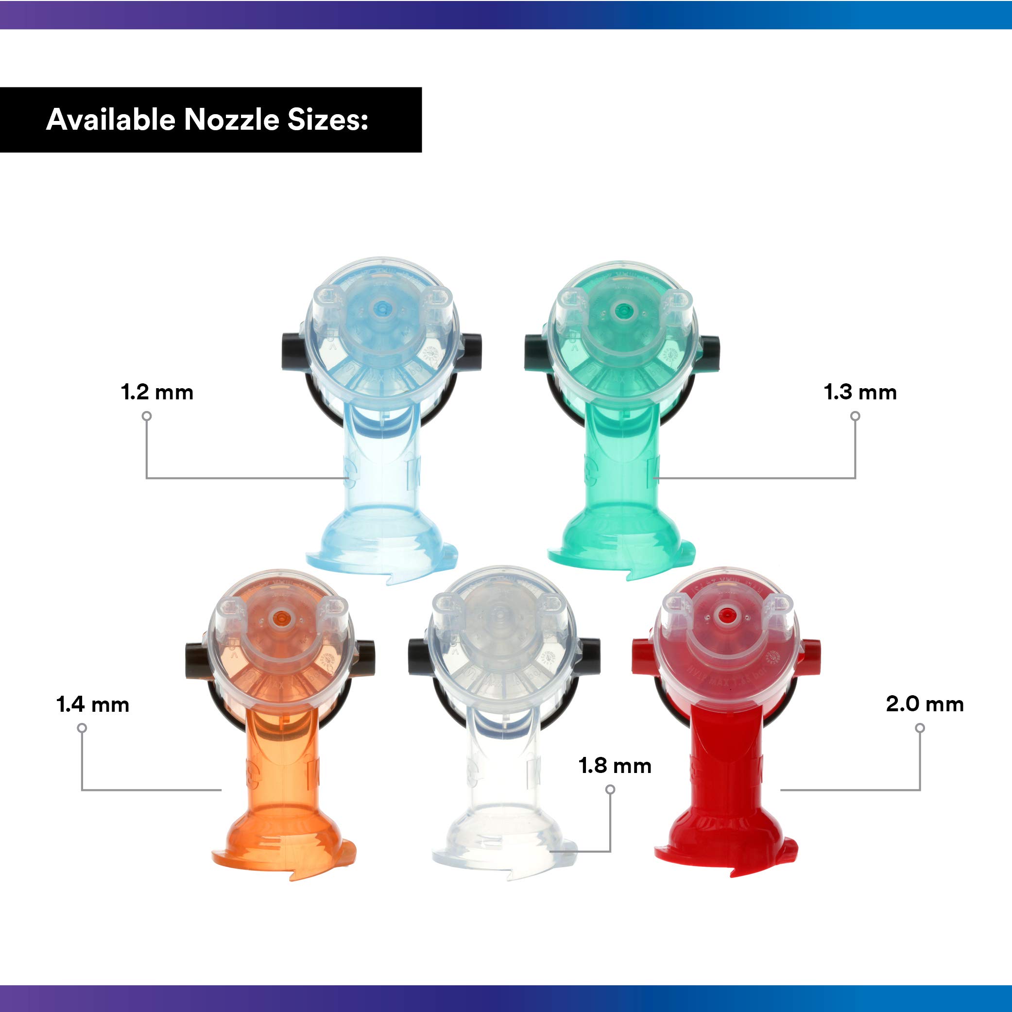 3M Accuspray Paint Spray Gun Nozzle Refills for PPS 2.0 System - 26586, 2mm Red Tip - Replacement Nozzle for Professional Painting - 1 Pack - Perfect for Automotive, Furniture & DIY Projects