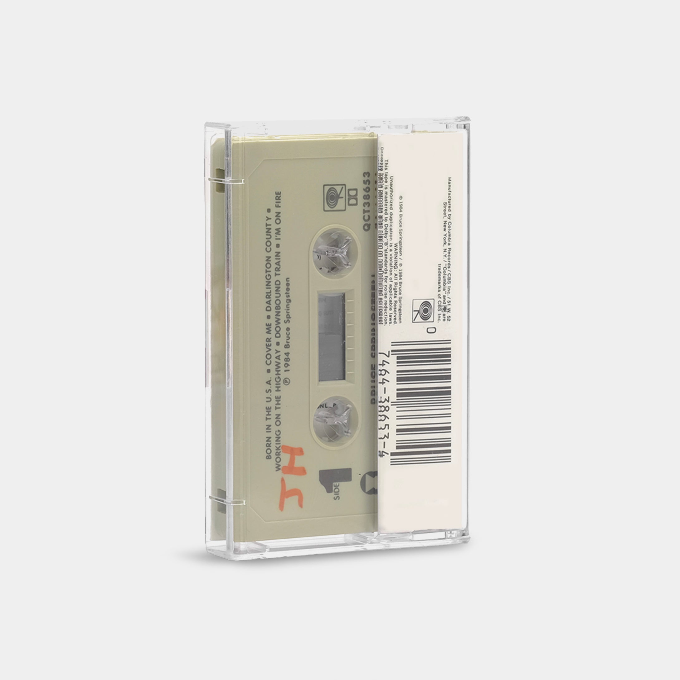 Bruce Springsteen Born In The USA Cassette Tape - Vintage Music Collectible, Classic Rock Album for Cassette Players & Retro Music Lovers - Perfect for Home, Car & Nostalgic Gift Giving