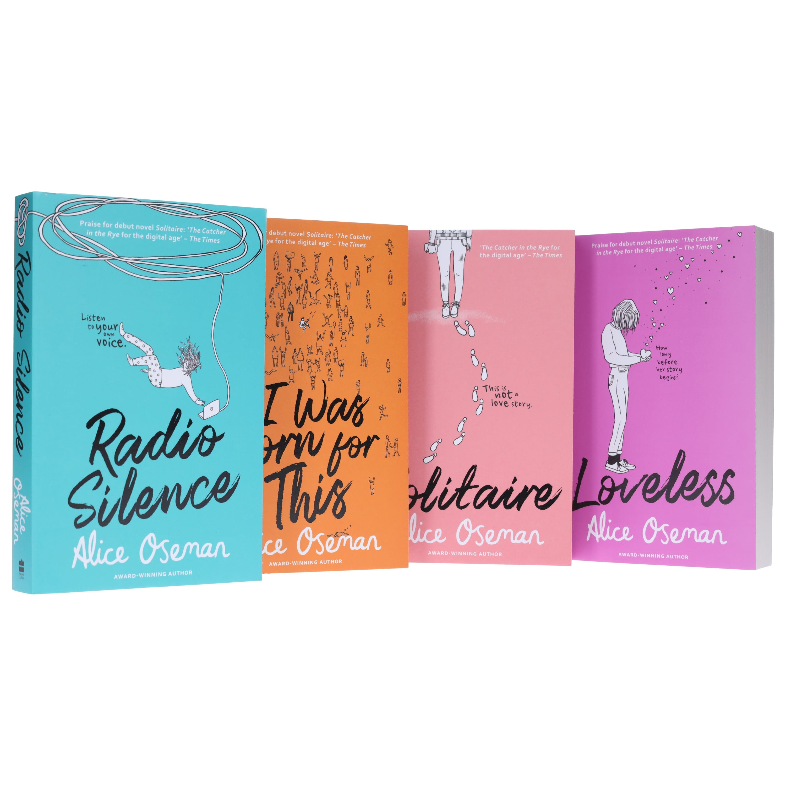 Alice Oseman 4 Books Collection Box Set - YA Fiction Novels for Teens Ages 13+ | Paperback Edition | Perfect for Teen Readers, Book Clubs & Gifts