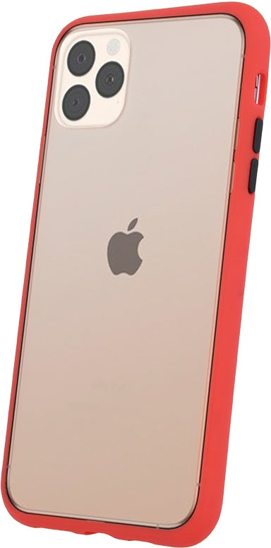 Apple iPhone 7 Hard Shell Case with Colored Buttons - Shockproof Protective Cover for iPhone 7 (Red) | Perfect for Everyday Use, Travel & Outdoor Activities