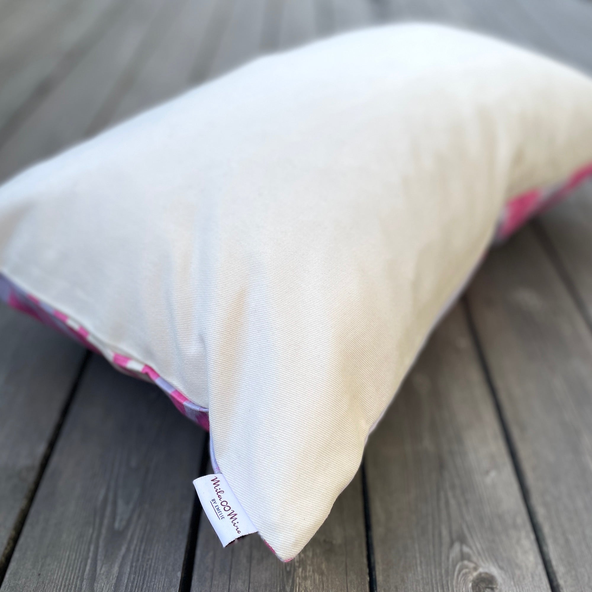 Soft Cotton Ikat Cushion Cover Pastel No.3 - Bohemian Decorative Pillow Case for Living Room, Bedroom & Sofa Decor